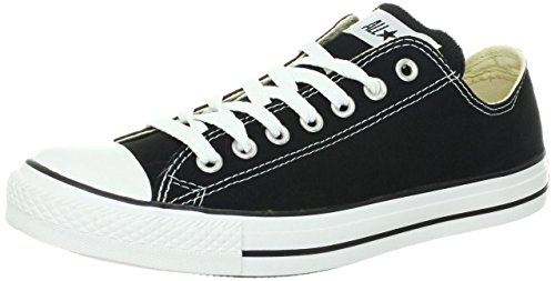 Converse Unisex Chuck Taylor All Star Ox Low Top Black/White Sneakers - US MEN 7/US WOMEN 9/UK 7/EU 40/26 CM