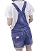 Klorim Womens Ripped Adjustable Lace-up Denim Maternity Shortalls