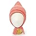 HappyTree Baby Pixie Hat Bonnet Warm Knit Infant Toddler Winter Hat Cotton Lined Beanie Cap, Peach