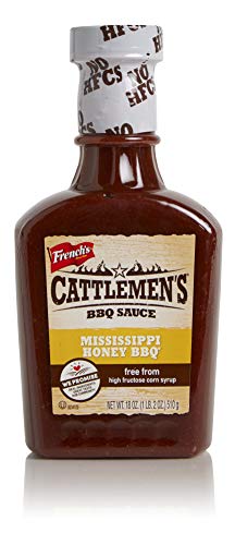 Cattlemens Mississippi Honey Bbq Sauce No High-Fructose Corn Syrup Real Ingredients 18Oz (Pack Of 6)