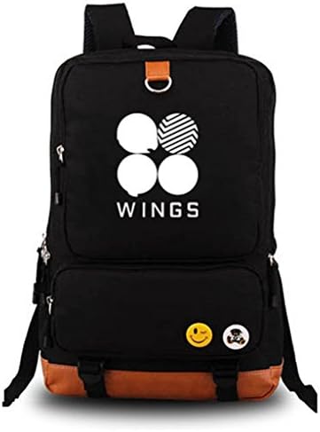Ramblew Luminous Backpack Daypack School Bag for KPOP Bangtan Boys BTS Cosplay