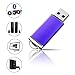 KEXIN 2GB Flash Drive 5 Pack USB Thumb Drives - Memory Sticks in 5 Colors (Black, Blue, Green, Purple, Red) - USB2.0