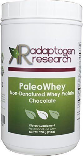 PaleoWhey Chocolate, 900g , Non-Denatured Whey protein by Adaptogen Research