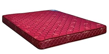 Smart Shelter Orthopedic 4-Inch Dual Comfort ( Hard & Soft ) Mattress (Color -Maroon, Size -72 X 36 X 4 Inches)