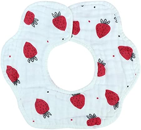 Baby Bandana Drool Bib 1 Piece Drooling and Teething Baby Neck Roll Burp Cloth