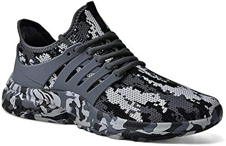 feetmat men's non slip gym sneakers lightweight breathable athletic running walking tennis shoes