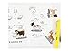 Lovely Dog Shaped Self-Stick Notes, Scratch Pads, 4 Pads/Pack, 30 Sheets/Pad (Lovely Dog)