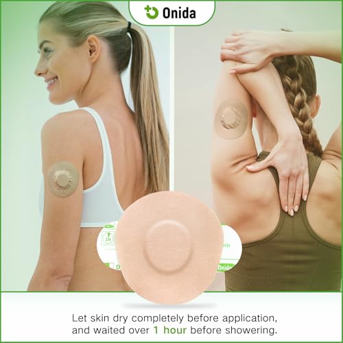 Onida Dexcom G7 Adhesive Patches 20PCS,Waterproof Over Patches for G7 & Stelo Flexible CGM Tape,Pre-Cut Adhesive Medical Tape, Continuous Glucose Monitor Sensor Cover