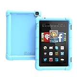Fire HD 7 Case - Poetic Fire HD 7 Case [Turtle Skin Series] - [Corner/Bumper Protection] [Grip] [Sound-Amplification] Protective Silicone Case for Amazon Fire HD 7(2014) 4th Gen Blue (3 Year Manufacturer Warranty From Poetic)