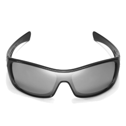 Walleva Replacement Lenses for Oakley Antix Sunglasses - Multiple Options Available (Titanium Mirror Coated - Polarized) - Thumbnail 4