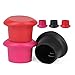 Wine Stoppers,Wine Silicone Caps Stoppers Bottle Sealer，Silicone Reusable Wine and Beverage Bottle Stoppers, Cork Replacement for Wine(Set of 6)