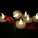 Youngerbaby 12pcs Warm White Flameless Led Tealights Candle with Remote Control Realistic Flicker Battery Operated Tea Light Candles for Wedding Party Christmas Garden Night Lights Table Centerpiece