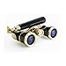 Milana Optics - Opera Glasses - Symphony - With Handle - Black Finish with Golden Rings