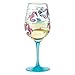 Enesco Designs by Lolita Seahorse Acrylic Wine Glasses, Set of 2, 16 oz.