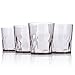 8 oz Premium Juice Glasses - Set of 4 - Unbreakable Tritan Plastic - BPA Free - 100% Made in Japan (Smoky Gray)