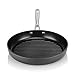 TECHEF - Onyx Collection, 12-inch Grill Pan For Stove Top, Nonstick Grill Pan For indoor cooking, PFOA-Free, Heavy-Duty Aluminum, Made In Korea (No Induction)