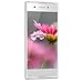 kwmobile Clear Case Compatible with Sony Xperia XA1 - TPU Smartphone Backcover - Cherry Blossom Branch Dark Pink/Light Pink/Transparent