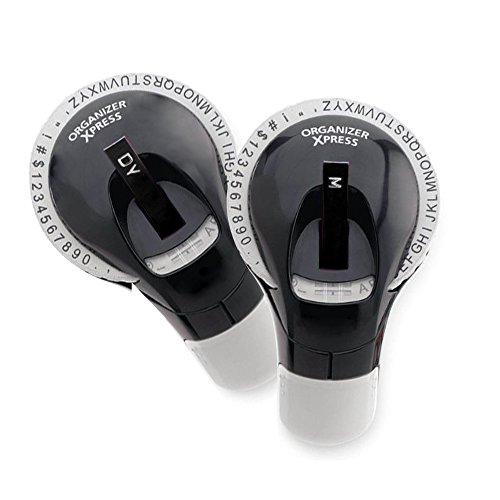6-Rolls Black Embossing Tape 3/8 Compatible Dymo Embossing Label Tape 9mm,Dymo 3D Plastic Embossing Labels Use for DYMO Embossing Label Maker DYM12966 Organizer Xpress Pro and More.