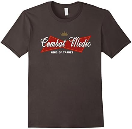 Mens Combat Medic king of trades - Combat Medic shirt Medium Asphalt