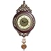 Giftgarden Vintage Wall Clock Non Ticking Silent Battery Operated Quartz Movement Pendulum Retro Style Wall Decor for Office Kitchen Living Room Indoor Decorative Clocks