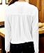 Farktop Women's Summer Long Sleeve Casual Loose Chiffon T Shirt Blouse Tops
