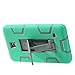 Galaxy Tab 4 7.0 Case, E LV High Impact Resistant Full-body Protection Hybrid Armor Defender Case Convertible Built in Stand for Samsung Galaxy Tab 4 7 with 1 Black Stylus - MINT / GREY