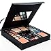 ASSR All-in-One Makeup Kit, Starter Makeup Artist Set 24 Colors Eyeshadow Palette,2 Foundations,2 Blush,2 Brow Brush,1 Mascara,2 Eyeliners,2 Lipsticks,2 Nail Polishes,1 Eye Shadow Brush,1 Mirror
