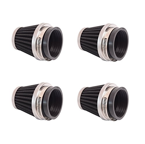Farmunion 4x 54mm Air Pod Intake Filters for Honda Cb750 900 Kawasaki Kz1000 Suzuki Gs1100