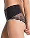 SPANX Women's Undie-Tectable Lace Cheeky Briefs, Black, Large