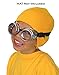 Costume Adventure Chrome Costume Aviator Steampunk Style Costume Goggles in Silver