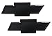 AMI - 96109K - All Sales Chevy Bowtie Grille & Liftgate Emblem W/Border- Black Powdercoat