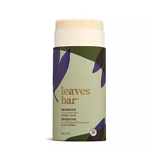 ATTITUDE NATURAL DEODORANT, ALUMINUM-FREE, ODOR CONTROL & LONG LASTING, NOURISHING INGREDIENTS, CASTOR AND JOJOBA OILS, BAKING SODA-FREE, EWG VERIFIED, FOR MEN AND WOMEN, HERBAL MUSK, 3 OZ