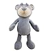 Simply Fido Wally 10-Inch Blue Bear Squeakers Dog Toy