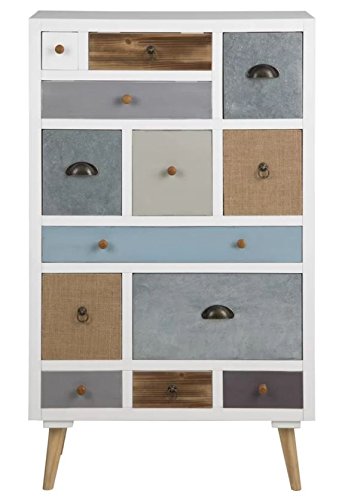 Kourtney Solid Wood 13 Drawer Chest Of Drawers Bedroom Furniture
