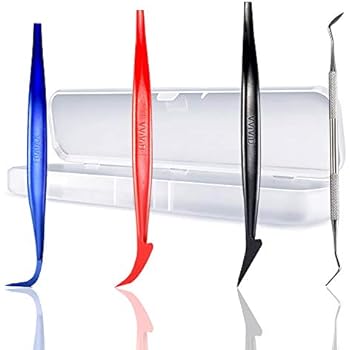 VViViD Multi-Hardness Micro Squeegee Stick Vinyl Applicator 4 Piece Tool Set for Vinyl Wrap Installation, Graphic Application, Seam Tucking & Finishing