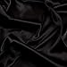 Silky Satin Charmeuse Solid Black, Fabric by the Yard