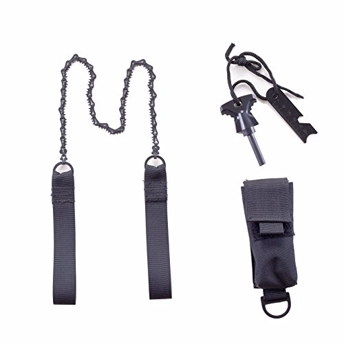 18 Inch Pocket Chainsaw Hand Manual Chain Saw Come In a Pouch With Fire