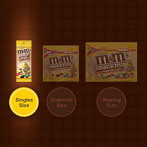 M&M'S Peanut Chocolate Candy Snack Mix 1.75-Ounce Slim Pack (Pack of 10)
