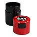 Vitavac - 5g to 20 grams Airtight Multi-Use Vacuum Seal Portable Storage Container for Dry Goods, Food, and Herbs - Red Black