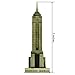 Beautyflier Vintage Bronze 7 Inch New York Statue of Empire State Building Model Statue Collectible Figurine Home Desktop Décor, Replica, Collectible Artificial World Famous Buildings Sculpture