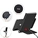 GOXMGO Fast Wireless Charger, 3 Coil Qi Foldable Wireless Charging Stand Charging Pad Inductive Phone Charger Station for iPhone X 8 Samsung Galaxy Note 8 S8 S8 Plus S7 S7 Edge Note 5 S6 Edge Plus