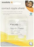 Medela Contact Nipple Shield, 20mm Small, Nippleshield for Breastfeeding with Latch Difficulties or Flat or Inverted Nipples, Made Without BPA