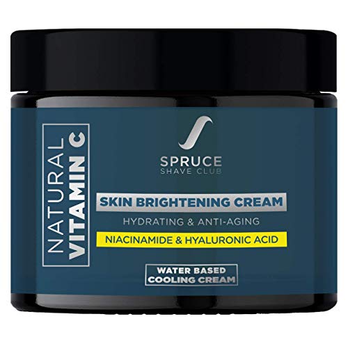 Spruce Shave Club Vitamin C Face Cream for Men with 1% Hyaluronic Acid | Skin Brightening Spruce Shave Club Vitamin C Face Cream for Men with 1% Hyaluronic Acid | Skin Brightening