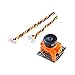 RunCam Micro Swift 600TVL FPV Camera 2.1mm Lens DC 5-36V FOV 160 Degree CCD NTSC IR Blocked for Racing Drone Quadcopter (Orange)
