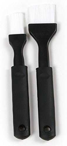 2 Pcs Brush Basting Grilling Barbecue Cooking Easy To Be Cleaned, Just Put It Under Tap And Wash It, The General Dirty Can Healthy Convenient.