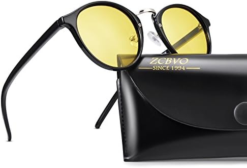 Night Vision Glasses Anti-glare Polarized Driving Sunglasses Round Sun Glasses for women&men