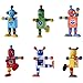 Wooden Robot Toys Green Wooden boy Toys,Toddlers Fidget Toy,Bending-Shaped Toy Robot Playing Set(6 Pack)