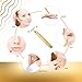 Beauty Bar 24k Golden Pulse Facial Massager, T-Shape Electric Sign Face Massage Tools for Sensitive Skin Face Pull Tight Firming Lift