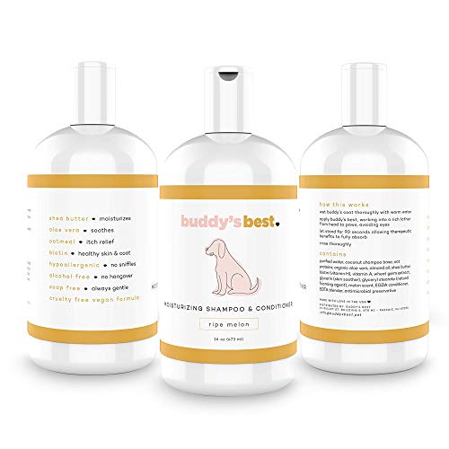 Buddy's Best, Natural Dog Shampoo and Conditioner in One