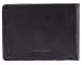 Big Skinny Men's Compact Sports Leather Bi-Fold Slim Wallet, Holds Up to 20 Cards, Black
